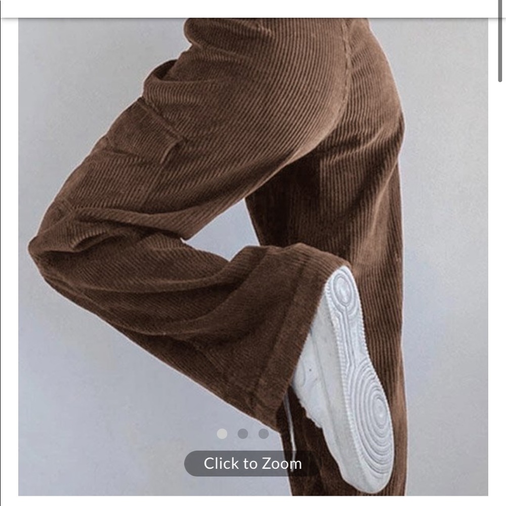 Brown Corduroy high rise pants ISO
